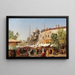 van Rue du marché à Constantinople avec Sainte-Sophie - Harald Jerichau — ingelijst kunstwerk aan de muur