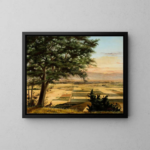 Vallée de Santa Clara - Harold G Peelor | G — ingelijst kunstwerk aan de muur