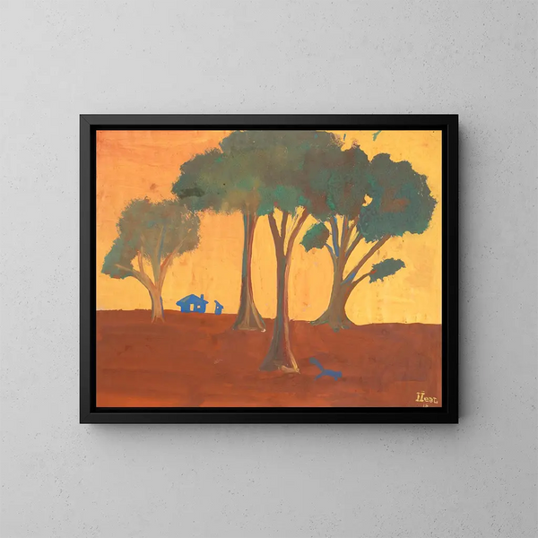 Bomen - Harold Lloyd Neal — ingelijst kunstwerk aan de muur