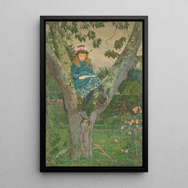La servante du cerisier - Harold Rathbone — ingelijst kunstwerk aan de muur