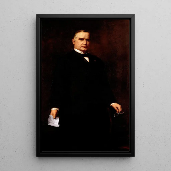William McKinley - Harriet Anderson Stubbs Murphy — ingelijst kunstwerk aan de muur
