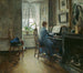 Chez moi - Harriet Backer — weergave van het kunstwerk