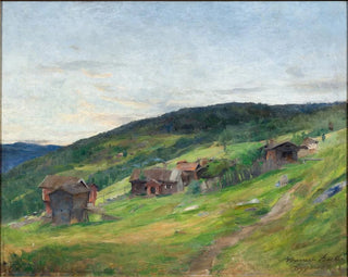 Landschap Eggeda - Harriet Backer — weergave van het kunstwerk