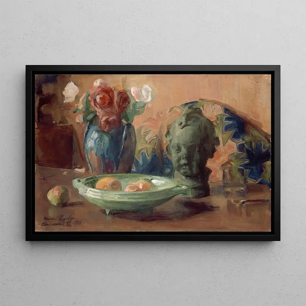 Still life - Harriet Backer — framed artwork on a wall