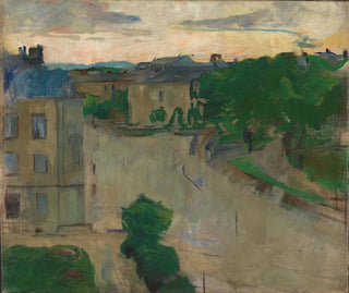 van mijn balkon, Hansteensgate - Harriet Backer — weergave van het kunstwerk