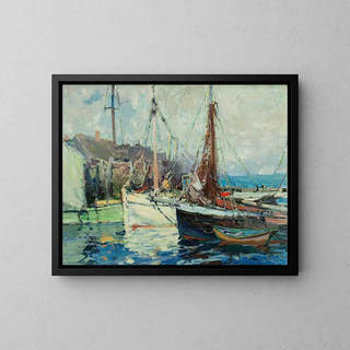 Harry Aiken Vincent - A Fish Buyers Wharf.webp