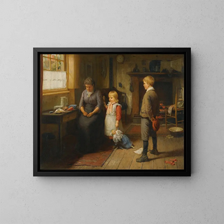 Teller de munteenheid - Harry Brooker — ingelijst kunstwerk aan de muur