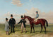 Underhand winnaar van de Northumberland Plate met Aldcroft Mr A Biggs Mr J Fobert trainer en Mr G Foster eigenaar - Harry Hall — weergave van het kunstwerk