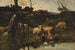 Landschap met schapen, Picardië - Harry Thompson — weergave van het kunstwerk
