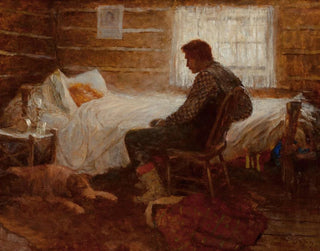 Familie Gaga - Harvey T. Dunn — weergave van het kunstwerk