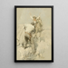The Pony Express Rider and the Highway Bandit - Harvey T. Dunn — framed artwork on a wall