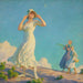 Hoge bergtoppen - Charles Courtney Curran — weergave van het kunstwerk