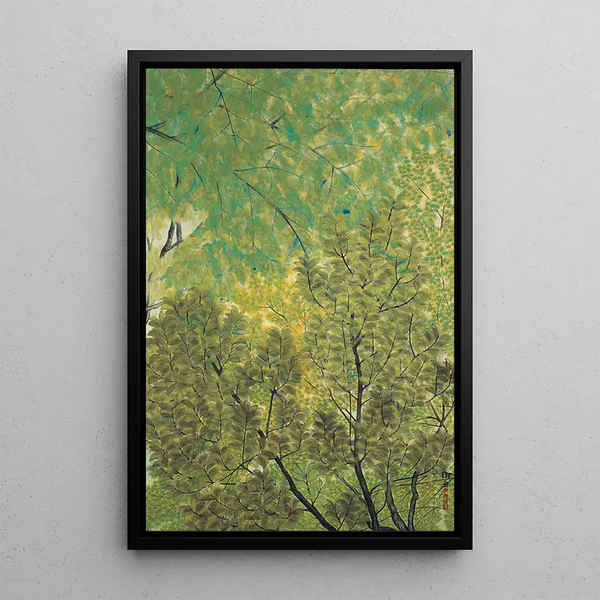 Nouvelles feuilles - Hayami Gyoshū — ingelijst kunstwerk aan de muur