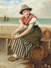 Wachten op de boten - Haynes King — weergave van het kunstwerk