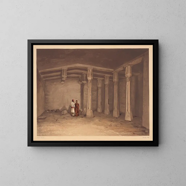 Beni Hassan - Hector Horeau — framed artwork on a wall