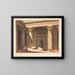 Ingang van de grote tempel - Hector Horeau — ingelijst kunstwerk aan de muur