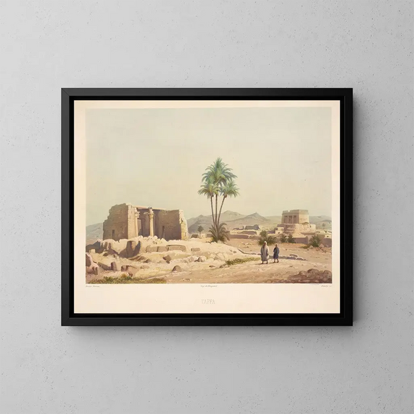Taffa - Hector Horeau — framed artwork on a wall