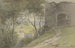van Falkenstein uitzicht met de ruïne en de kerk in de vallei - Heinrich Adolf Valentin Hoffmann — weergave van het kunstwerk