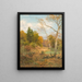 Herfstbos - Heinrich Böhmer — ingelijst kunstwerk aan de muur