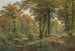 Bos met herten - Heinrich Böhmer — weergave van het kunstwerk