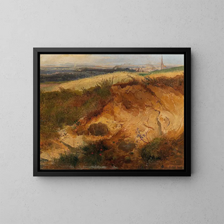 La Trkenschanze volgens de natuur - Heinrich Carl Schubert — ingelijst kunstwerk aan de muur
