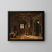 Binnenkant van de Scuola di San Rocco, Venetië - Heinrich Hansen — ingelijst kunstwerk aan de muur