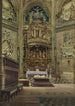 Binnenkant van de kathedraal van Burgos - Heinrich Hermanns — weergave van het kunstwerk