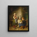 La petite couturière - Heinrich Hirt — ingelijst kunstwerk aan de muur