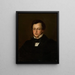 Portrait of Konstanty Widzi - Heinrich Holbein — framed artwork on a wall