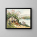 Lentetafereel in de Wachau-vallei - Heinrich Josef Wertheim — ingelijst kunstwerk aan de muur