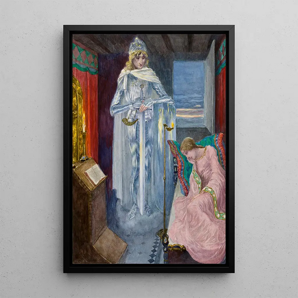 Elsa - Heinrich Lefler — ingelijst kunstwerk aan de muur