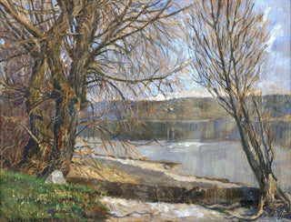 op de oevers van Reichenau - Heinrich Lotter — weergave van het kunstwerk