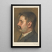 Portret van een man - Heinrich M. Krabbé — ingelijst kunstwerk aan de muur