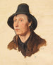 Landelijke berglandschap met hoed van vilt - Heinrich Marr — weergave van het kunstwerk