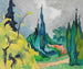 Parc Dilborn - Heinrich Nauen — weergave van het kunstwerk