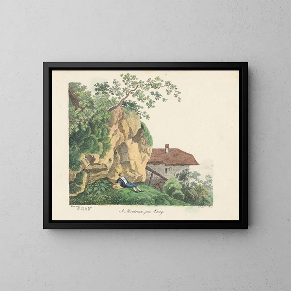 Halle de Berne - Heinrich Rieter — framed artwork on a wall