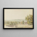 Vue de Morat sur le lac du même nom - Heinrich Rieter — ingelijst kunstwerk aan de muur