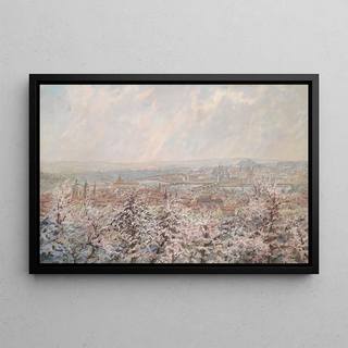 Heinrich Tomec - Panorama Prahy i Petrina.webp