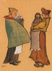 Twee moeders - Heinrich Zille — weergave van het kunstwerk