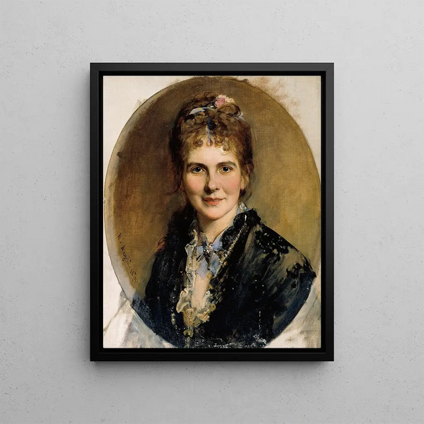 Heinrich von Angeli - Brustbild einer jungen Frau.webp