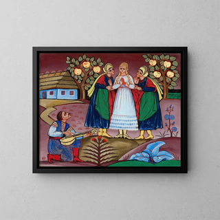 Serenade - Helena Schrammowa — ingelijst kunstwerk aan de muur