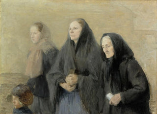 Les fidèles le matin de Pâques - Helene Schjerfbeck — artwork view