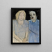 Vrienden - Helene Schjerfbeck — ingelijst kunstwerk aan de muur