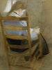 Meisje lezend een zittend meisje - Helene Schjerfbeck — weergave van het kunstwerk