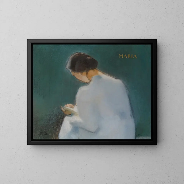 Marie - Helene Schjerfbeck — ingelijst kunstwerk aan de muur