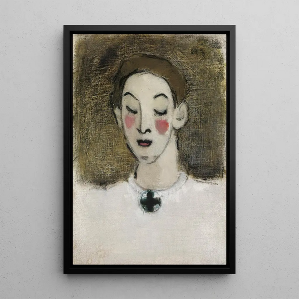 Infirmière I Kaija Lahtinen - Helene Schjerfbeck — ingelijst kunstwerk aan de muur