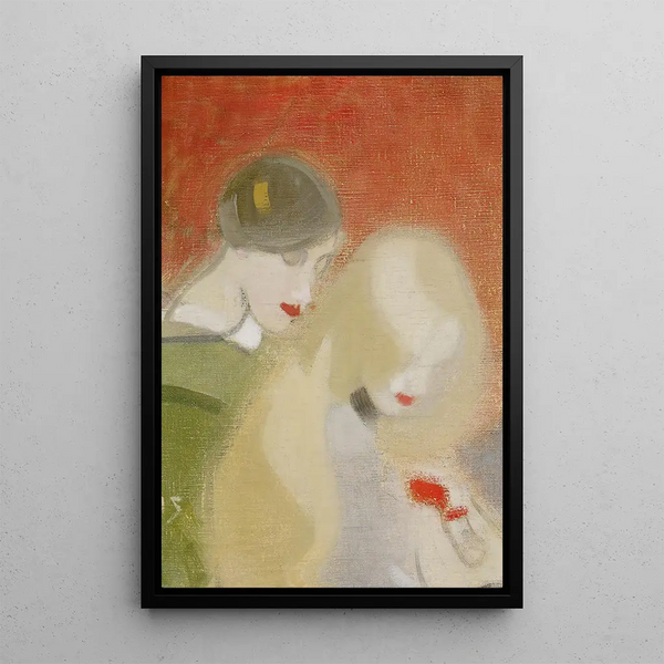 L'héritage familial - Helene Schjerfbeck — ingelijst kunstwerk aan de muur