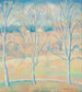 Landschapschilderij lente in Hälsingland - Helge Johansson — weergave van het kunstwerk