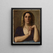 Portret van een vrouw - Hellmut Eichrodt — ingelijst kunstwerk aan de muur