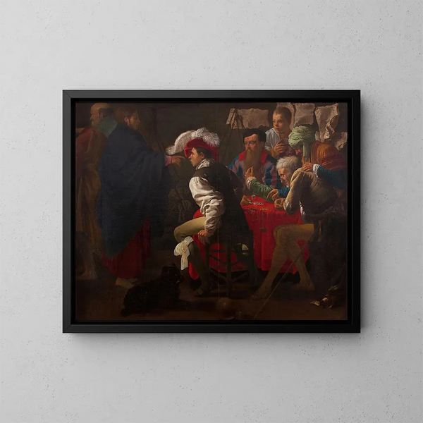 L'Appel de saint Matthieu - Hendrick Ter Brugghen — framed artwork on a wall